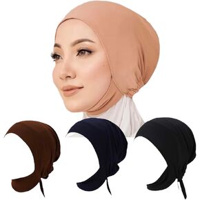Jasmin candles womens Full Cover Inner Hijab Cap in Kuwait