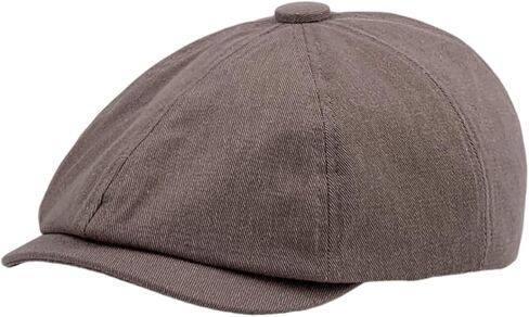 قبعات موزع الصحف القطنية المضلعة للرجال قبعة القيادة المغسولة من Cabbie Gatsby Newsies in Kuwait