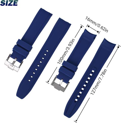 uEmoh Watch Band for Moonswatch Watch, Curved No Gap Soft Silicone Strap for Omega X Swatch Moonswatch Speedmaster 20mm Watch, Quick Release Watch Replacement Strap Men Women in Saudi Arabia