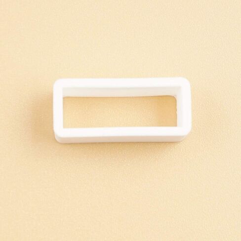 حلقات تثبيت بديلة GO-CHUNRIQIN، حلقة حزام سيليكون 22 مم، حلقات آمنة موصل حلقات أمان، حلقات بديلة لملحقات حزام الساعة الذكية (10 قطع، أسود وأبيض) in Kuwait