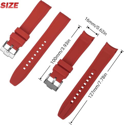 uEmoh Watch Band for Moonswatch Watch, Curved No Gap Soft Silicone Strap for Omega X Swatch Moonswatch Speedmaster 20mm Watch, Quick Release Watch Replacement Strap Men Women in Saudi Arabia