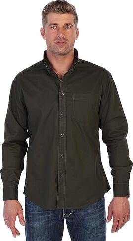 جيوبرتي قميص اوكسفورد للرجال مصنوع من القطن بنسبة 100% مع تباين in Kuwait