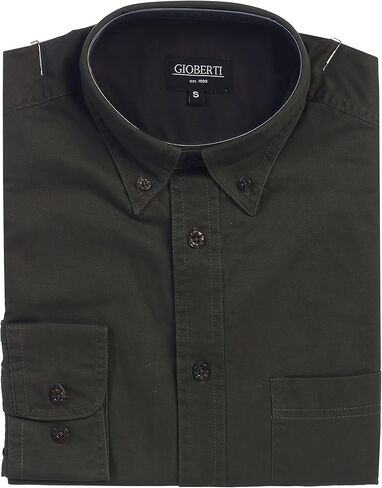 جيوبرتي قميص اوكسفورد للرجال مصنوع من القطن بنسبة 100% مع تباين in Kuwait