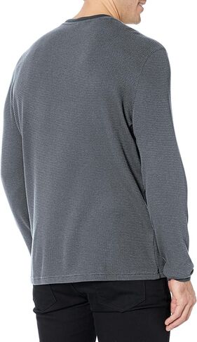 John Varvatos Men's Dante Long Sleeve Waffle in Saudi Arabia