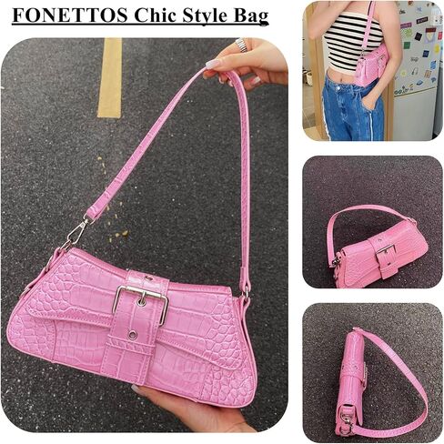 FONETTOS Y2K Punk Funky Bag, Sourpuss Goth Crossbody Sfly Unique Purse Novelty Rock Women Shoulder Bags Girls Handbag in Saudi Arabia
