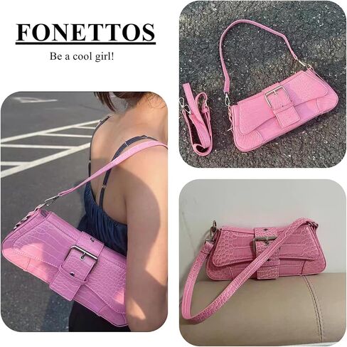 FONETTOS Y2K Punk Funky Bag, Sourpuss Goth Crossbody Sfly Unique Purse Novelty Rock Women Shoulder Bags Girls Handbag in Saudi Arabia