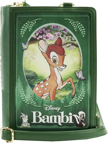 Loungefly DISNEY CLASSIC BOOKS BAMBI CONVERTIBLE CROSS BODY BAG in Saudi Arabia