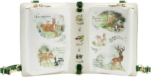 Loungefly DISNEY CLASSIC BOOKS BAMBI CONVERTIBLE CROSS BODY BAG in Saudi Arabia