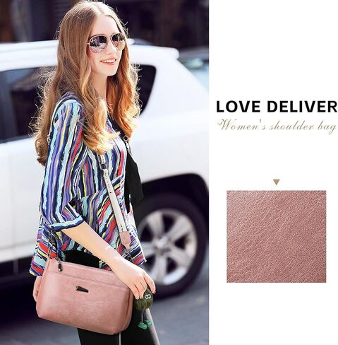 Love Deliver Shoulder Bag Purse for Women Crossbody Bag Purses Handbags with 2 Removable Strap in Kuwait