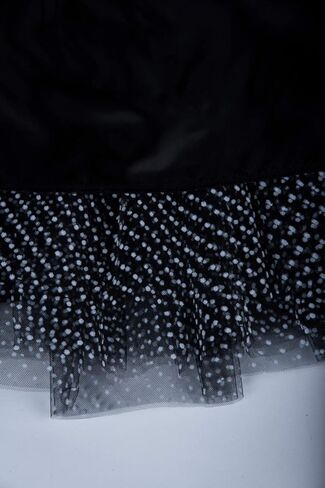 تنورة MisShow النسائية من التول، تنورة على شكل حرف A بخمس طبقات، منقط، الأميرة المنفوشة، تنورة ميدي توتو، تنورة داخلية للحفلات الراقصة in Kuwait