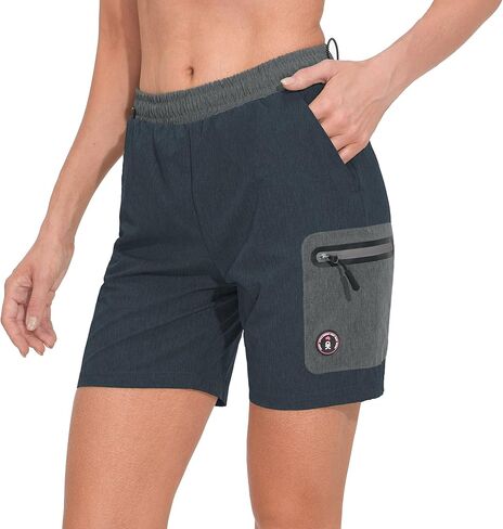 Little Donkey Andy Women's 7 Inches Quick Dry Golf Shorts Stretch Athletic Shorts with Liner, Laser-Cutting Pockets in Saudi Arabia