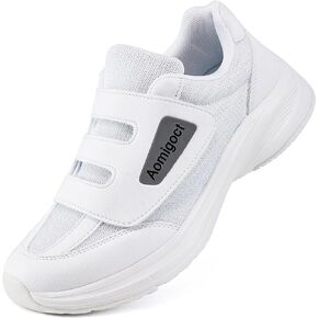 Aomigoct Women Walking Sneakers Shoes: Slip On Casual Running Tennis Shoes Women Comfortable Atheletic Fashion Sneaker