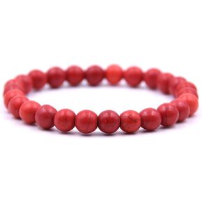 Jude Jewelers Various Color Elasic Natural Turquoise Lava Stone Beads Yoga Sports Strand Bracelet in Saudi Arabia