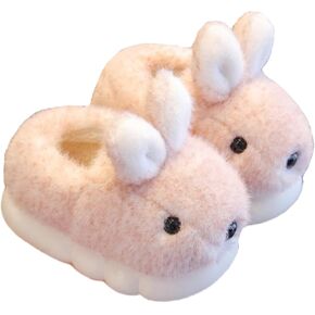 Cute Women's Slippers Animal Rabbit Slippers Cute Cartoon Warm Slippers Winter Home Slippers Plush Indoor and Outdoor Slippers in Kuwait
