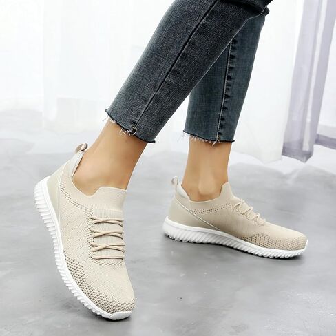 Akk Walking Shoes for Women - Slip on Memory Foam Lightweight Sneakers in Kuwait