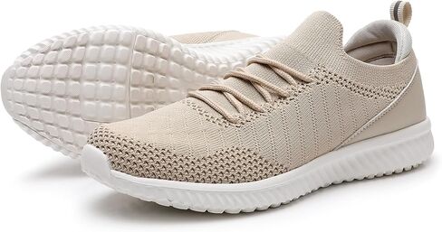 Akk Walking Shoes for Women - Slip on Memory Foam Lightweight Sneakers in Kuwait