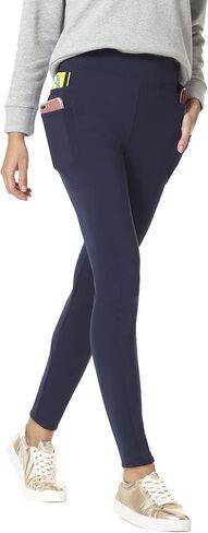 HUE Women’s Travel Leggings with Wide Waistband and 4 Pockets in Saudi Arabia