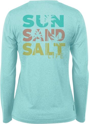 Salt Life Women's Sun Sand and Salt Long Sleeve Performance Tee in Saudi Arabia