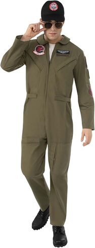 Rubie's mens Top Gun Maverick Deluxe Flight Suit in Saudi Arabia