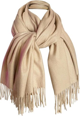 RODARUUS Women's Scarf Solid Color Shawl and Wrap. Super Soft Warm Long Large Scarf Pashmina with Cashmere Feel Fall Winter Scarves. in Saudi Arabia
