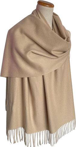 RODARUUS Women's Scarf Solid Color Shawl and Wrap. Super Soft Warm Long Large Scarf Pashmina with Cashmere Feel Fall Winter Scarves. in Saudi Arabia