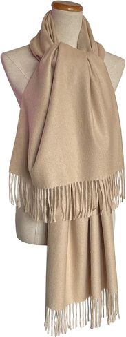 RODARUUS Women's Scarf Solid Color Shawl and Wrap. Super Soft Warm Long Large Scarf Pashmina with Cashmere Feel Fall Winter Scarves. in Saudi Arabia