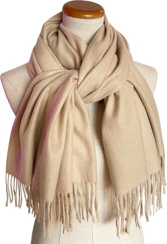 RODARUUS Women's Scarf Solid Color Shawl and Wrap. Super Soft Warm Long Large Scarf Pashmina with Cashmere Feel Fall Winter Scarves. in Saudi Arabia