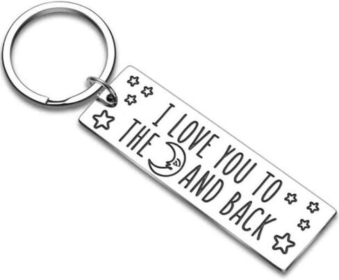 Jude Jewelers Stainless Steel Inpirational Mantra Lovers Couple Husband Wife Birthday Keychain Pendant Gift in Kuwait