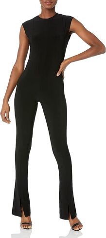 Norma Kamali womens Sleeveless Spat Legging Catsuit in Saudi Arabia