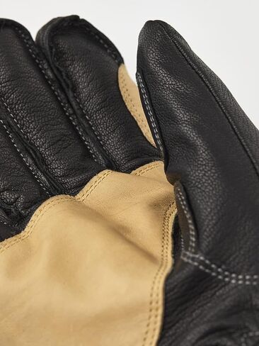 Hestra Unisex Army Leather Ascent 5 Finger Glove, Lined Windproof Mountaineering & Alpine Climbing Gloves for Men & Women in Saudi Arabia