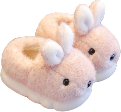 Cute Women's Slippers Animal Rabbit Slippers Cute Cartoon Warm Slippers Winter Home Slippers Plush Indoor and Outdoor Slippers in Kuwait