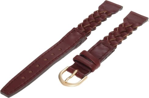 Timex Women's Q7B857 Woven Leather 13mm Brown Replacement Watchband in Saudi Arabia