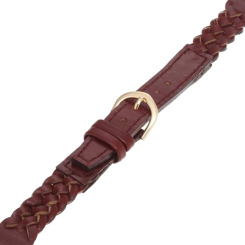 Timex Women's Q7B857 Woven Leather 13mm Brown Replacement Watchband in Saudi Arabia