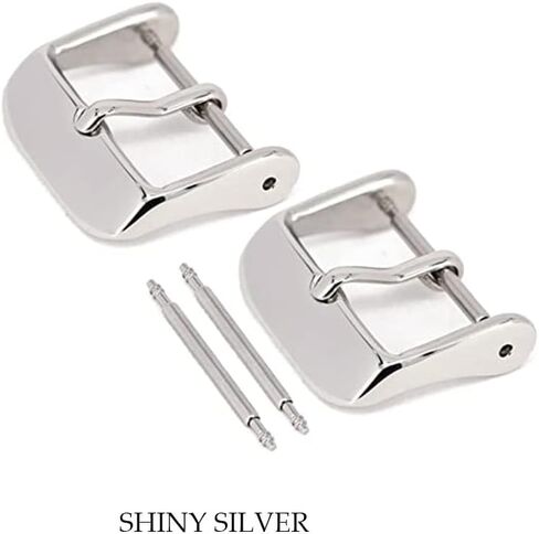 NA 18mm Watch Clasp Watch band strap Universal Pin buckle PVD Plate Stainless Steel Buckle Replacement(3 packed) in Saudi Arabia