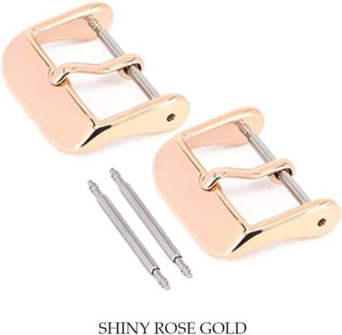 NA 18mm Watch Clasp Watch band strap Universal Pin buckle PVD Plate Stainless Steel Buckle Replacement(3 packed) in Saudi Arabia