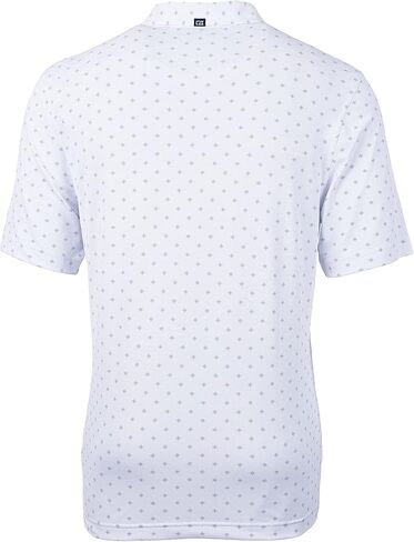 Cutter & Buck Virtue Eco Pique Tile Print Recycled Mens Big & Tall Polo in Kuwait