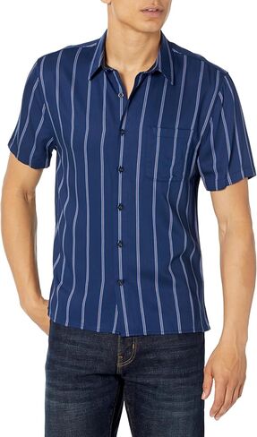 Vince mens Pacifica Stripe S/S Shirt in Saudi Arabia