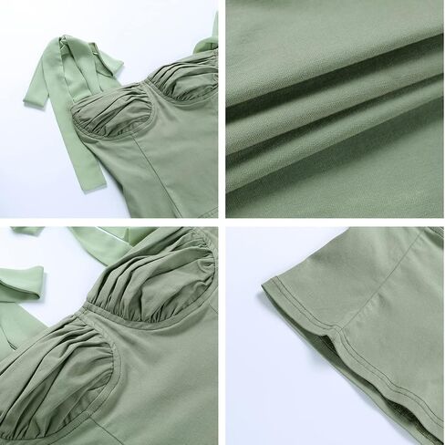 Velius Women's Sleeveless Camisole Tie Shoulder Mesh Strap Tank Crop Tops in Saudi Arabia