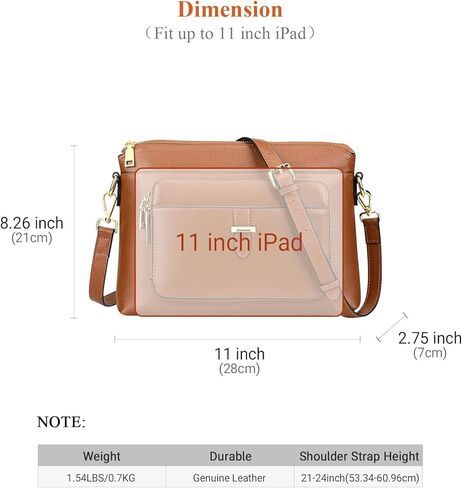 اوفر ايرث شنطة كروس من الجلد الطبيعي للنساء والسيدات، شنطة كروس من الجلد الطبيعي مع جيب للبطاقات in Kuwait