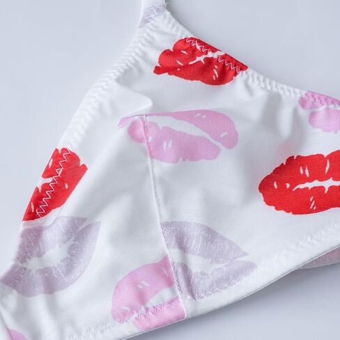 طقم حمالة صدر ولباس داخلي لاسلكي من القطن للنساء من Varsbaby، غير مبطن، مريح للاستخدام اليومي، ملابس داخلية in Kuwait