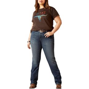 ARIAT Women's R.e.a.l. Perfect Rise Madyson Straight Jean in Saudi Arabia