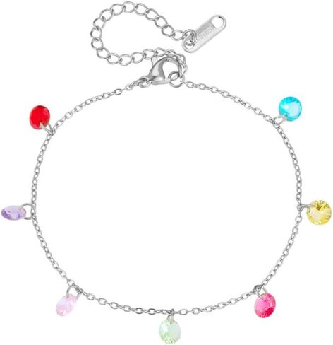 366DAYS Ankle Bracelet for Women Stainless Steel  Chain Beach Anklet Bracelet Adjustable Jewelry in Kuwait