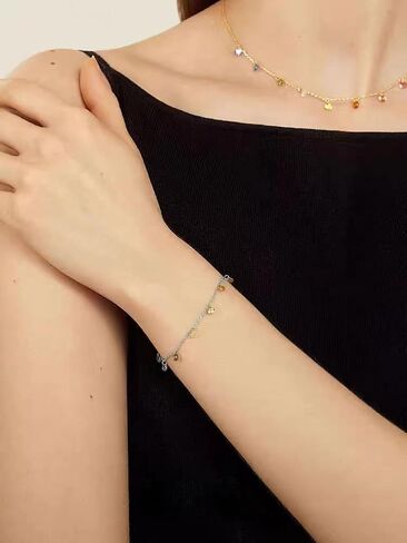 366DAYS Ankle Bracelet for Women Stainless Steel  Chain Beach Anklet Bracelet Adjustable Jewelry in Kuwait