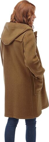 معطف من القماش الخشن للسيدات من مونتجوميري مع حلية على شكل قرن الجاموس in Kuwait