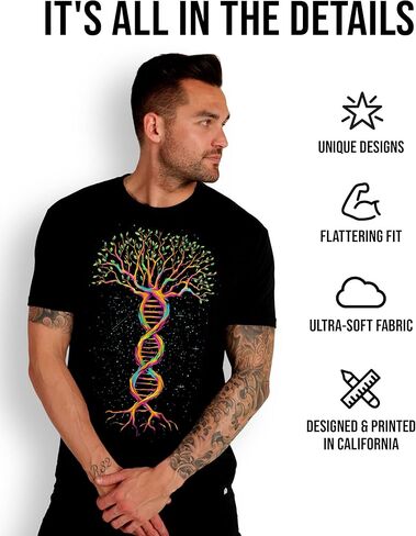 تي شيرت INTO THE AM برسومات حيوانات للرجال مقاس S - 4XL in Kuwait