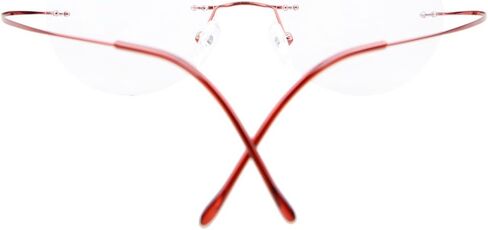 Eyekepper Titanium Rimless Round Eyeglasses 48mm Circle Optical Frame in Saudi Arabia