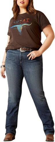 ARIAT Women's R.e.a.l. Perfect Rise Madyson Straight Jean in Saudi Arabia