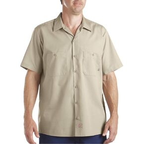 قميص Dickies رجالي للعمل الصناعي قصير الأكمام