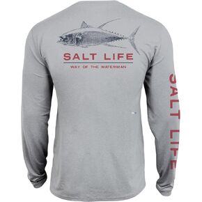 Salt Life Men's Deep Ventures Long Sleeve Performance Tee in Saudi Arabia