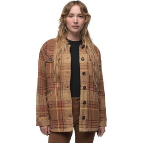 جاكيت prAna Lower Falls Flannel Embark Brown MD (للسيدات 8-10) in Saudi Arabia
